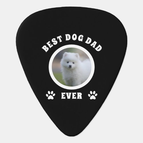 Best Dog Dad Ever Custom Photo Personalized Guitar Pick