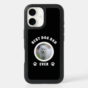 Best Dog Dad Ever Custom Photo Personalized iPhone 16 Case