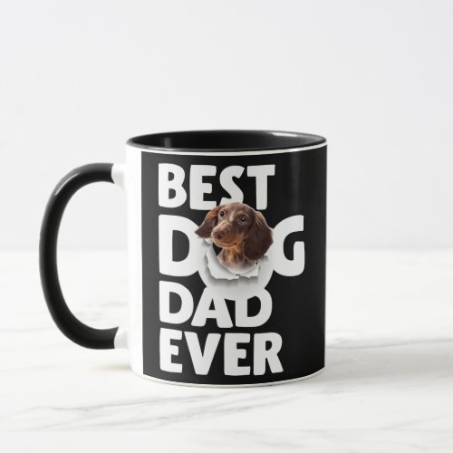 Best Dog Dad Ever Dachshund Fathers Day  Mug