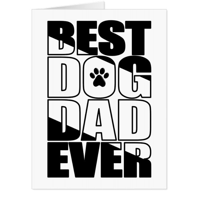 Best Dog Dad Ever Father’s Day Card (Front)