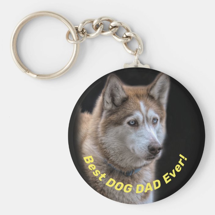 dog dad keychain