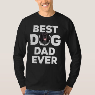 Best Dog Dad Ever Flat Coated Retriever T-Shirt