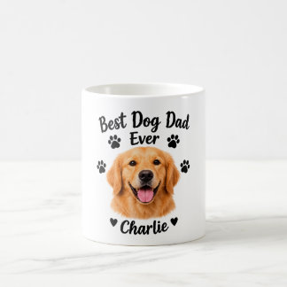 Best Dog Dad Ever Golden Retriever Charlie Coffee Mug