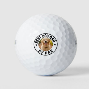 Best Dog Dad Ever Golf Ball   Funny Father’s Day