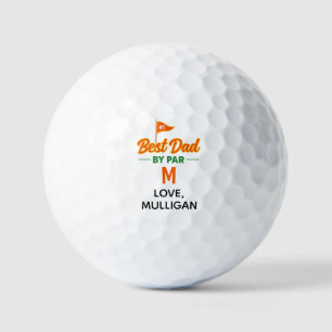 Best Dog Dad Ever Golf Ball   Funny Father’s Day