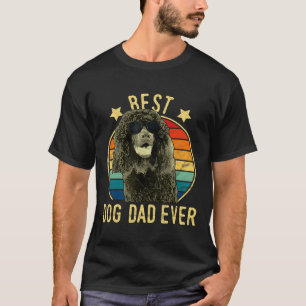 Best Dog Dad Ever Irish Water Spaniel Fathers Day T-Shirt