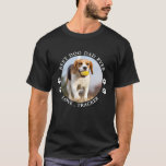 Best Dog Dad Ever Paw Prints Custom Pet Photo T-Shirt<br><div class="desc">Best Dog Dad Ever... Surprise your favorite Dog Dad this Father's Day with this super cute custom pet photo t-shirt. Customize this dog dad t-shirt with your dog's favorite photo, and name. This dog dad shirt is a must for dog lovers and dog dads. Great gift from the dog. Best...</div>