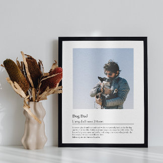 Best Dog Dad Ever Personalized French Bulldog Poster