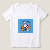 Best Dog Dad Ever Personalized Pet Photo T-Shirt