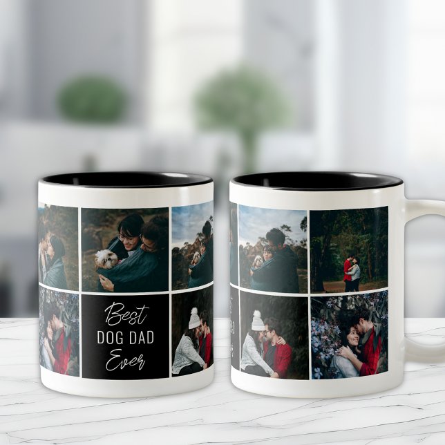 Best Dog Dad Ever Personalized Photo Coffee Mug (Creator Uploaded)