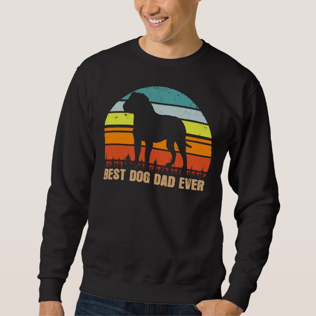 Best Dog Dad Ever Rottweiler Lover Sweatshirt (Front)