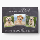 Best Dog Dad Ever Rustic Pet Photo Father's Day