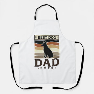 Best Dog Dad Ever Vintage Dog Lover Design_1 Apron