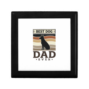 Best Dog Dad Ever Vintage Dog Lover Design_1 Gift Box