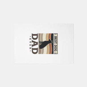 Best Dog Dad Ever Vintage Dog Lover Design_1 Rug