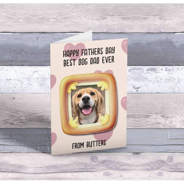 Best Dog Dad Fathers Day Card (Creator Uploaded)