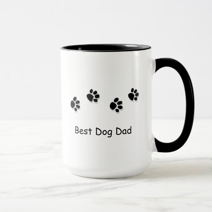 dog dad coffee cup