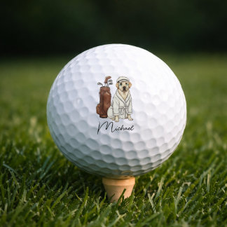 Best Dog Dad Personalized Gift Club Golf Balls