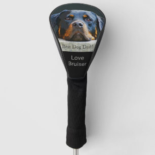 Best Dog Dad Personalized Golf Head Cover