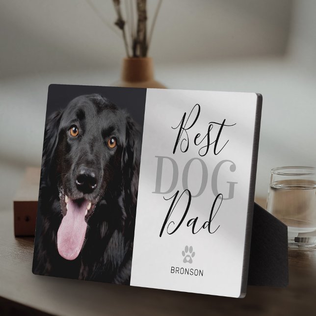 Best Dog Dad Photo Plaque (Creator Uploaded)