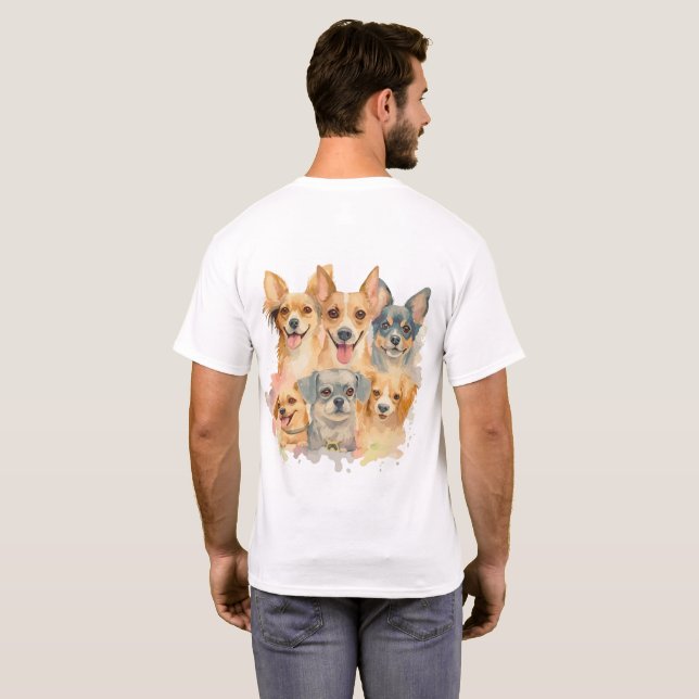 Best Dog Design Tshirt for couple 7 (Back Full)