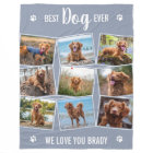 Best Dog Ever Custom Gray Photo Collage