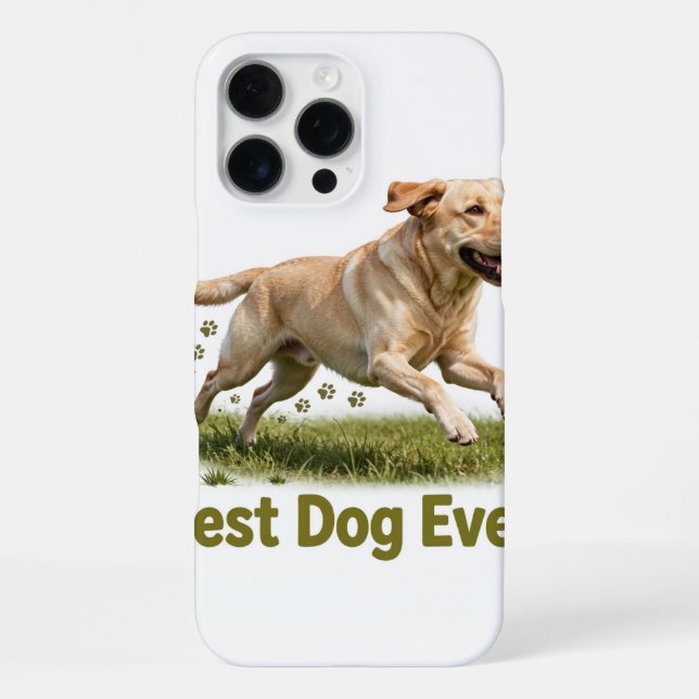 Best Dog Ever iPhone 16 Pro Max Case (Back)