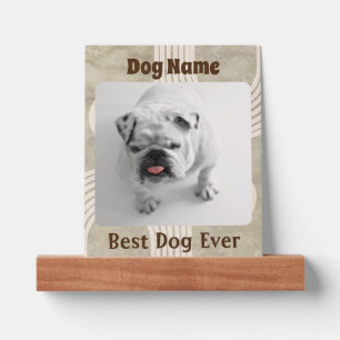 Best Dog Ever Personalized Dog Name Picture Ledge
