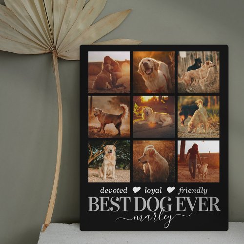 Best Dog Ever Photo _ Pet Memorial Plaque