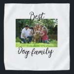 Best dog family mom dad pet animal friend holidayg bandana<br><div class="desc">Animal lover design</div>
