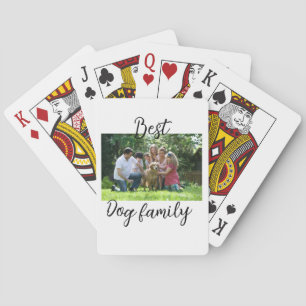 Best dog family mom dad pet animal friend holidayg poker cards