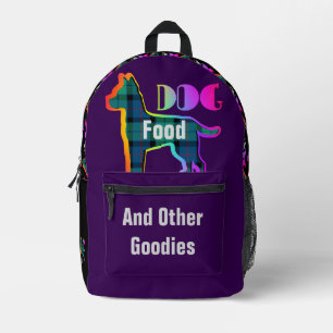 Best Dog Food And Other Goodies Fun Printed Backpack