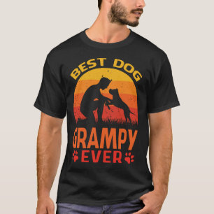 Best Dog GRAMPY Ever Vintage T-Shirt