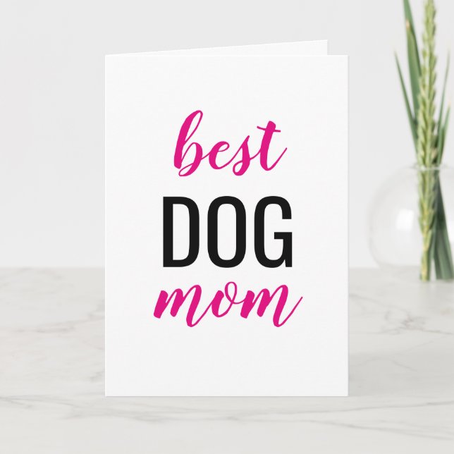 Best Dog Mom Card (Front)
