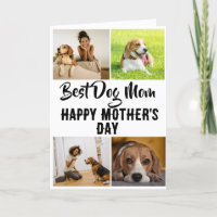 Best Dog Mom...Custom Mother's Day Card