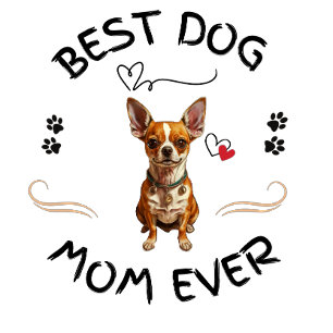 Best Dog Mom Ever - Adorable Pug Dog Mug