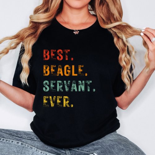 Best Dog Mom Ever Beagle Servant Womens T_Shirt