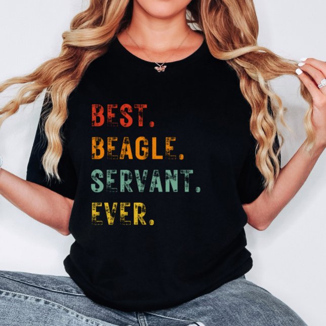 Best Dog Mom Ever Beagle Servant Womens T-Shirt (Creator Uploaded)
