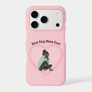 Best Dog Mom Ever Black French Bulldog iPhone 17 Pro Case