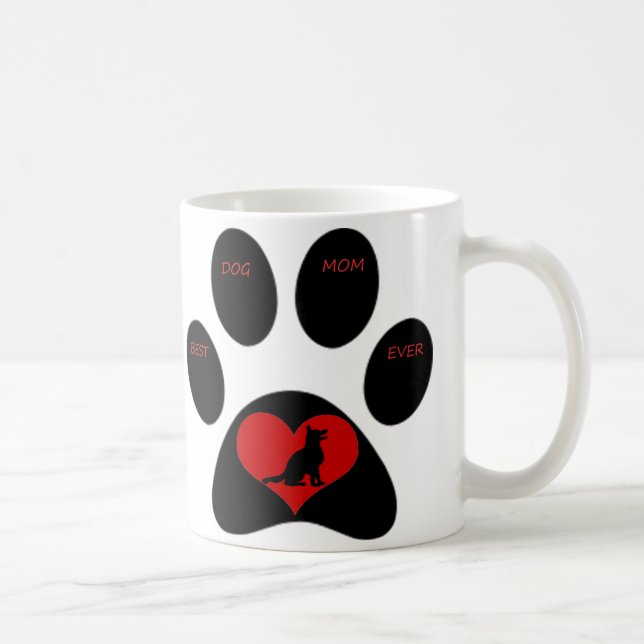 Best Dog Mom Ever Coffee Mug (Right)