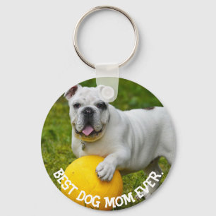 Best Dog Mom Ever Custom Photo keychain, Mom gift, Keychain