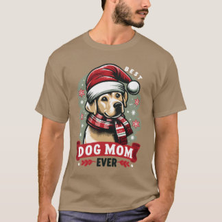 Best Dog Mom Ever Dog Dogs Best Dog Mama vintage v T-Shirt