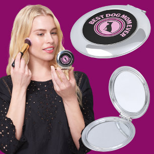 Best Dog Mom Ever, Dog Lover Gift Compact Mirror