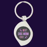 Best Dog Mom Ever, Dog Lovers Gift Keychain<br><div class="desc">Best Dog Mom Ever,  Funny Mothers Day Gift design is a great gift for your wife,  sister,  or friends who own dogs!
Let them know how much they're appreciated.</div>