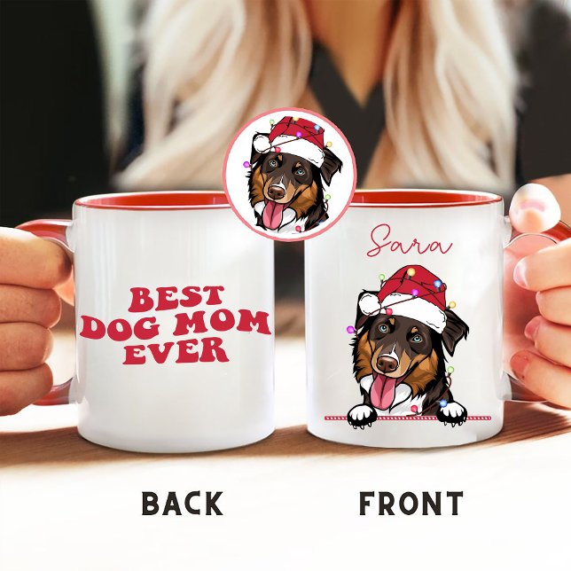 Best Dog Mom Ever Dog Personalized Hand Drawing Mug (Creator Uploaded)