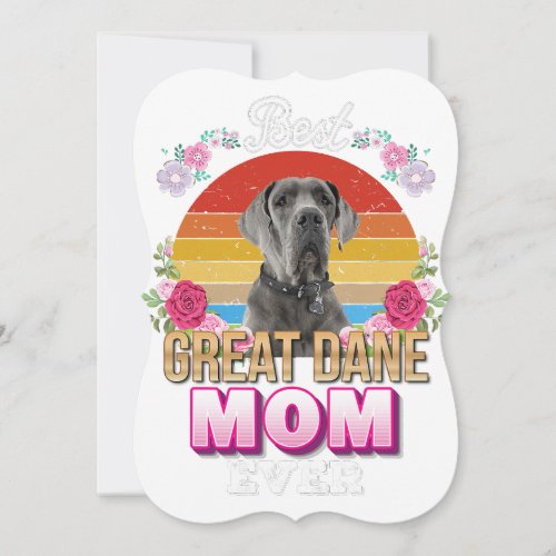 best dog mom ever great dane floral  lover mor day