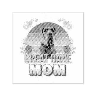 best dog mom ever great dane floral lover mor day self-inking stamp