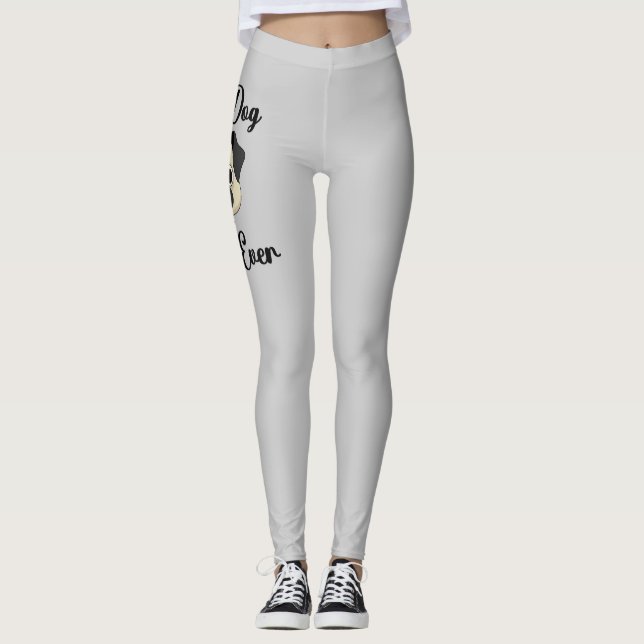 Best Dog Mom Ever Leggings (Front)