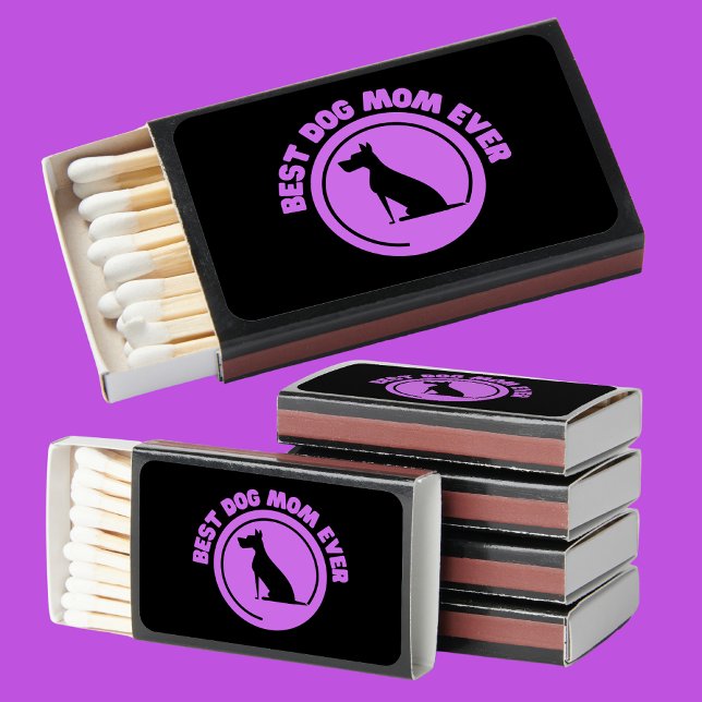 Best Dog Mom Ever Matchboxes (Creator Uploaded)