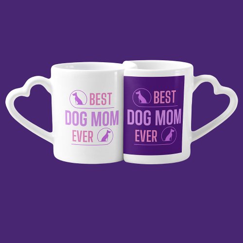 Best Dog Mom Ever Mothers Day Gift Coffee Mug Set
